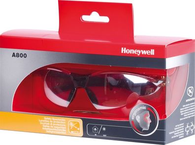 Honeywell Augenschutz Schutzbrille - Blisterverpackung (PSS 1030303) A800 Silber PSS