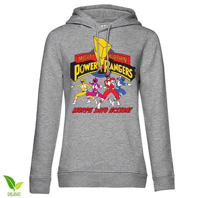 Power Rangers Damen Morph Into Action Girls Hoodie