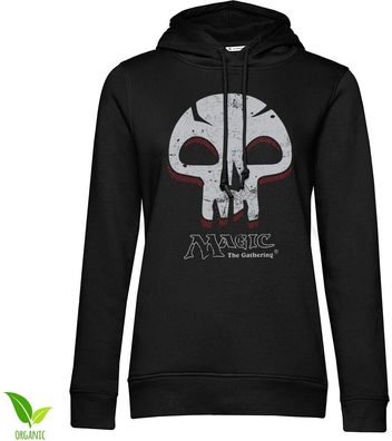 Magic: The Gathering Damen Black Mana Skull Girls Hoodie