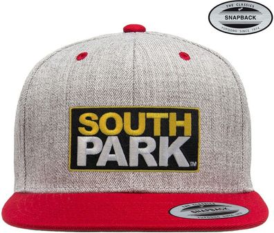 South Park Premium Snapback Cap Heather-Grey-Red