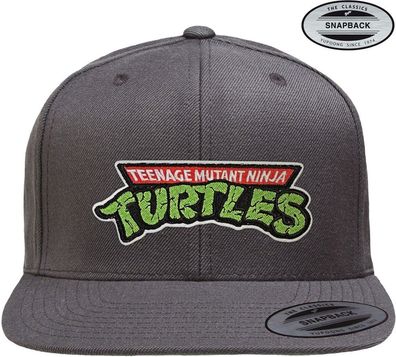 Teenage Mutant Ninja Turtles TMNT Logo Premium Snapback Cap Dark-Grey