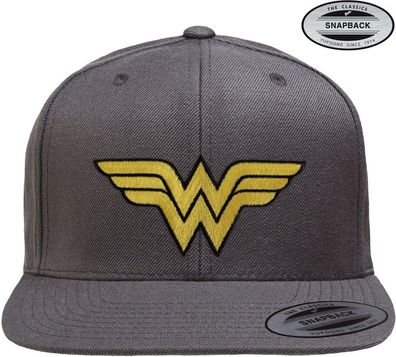 Wonder Woman Premium Snapback Cap Dark-Grey