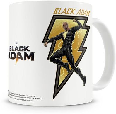 Black Adam Coffee Mug White