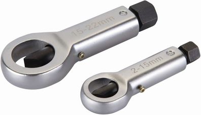Silverline Gewindeschneidwerkzeuge Mutternsprenger, 2-tlg. Satz 2–15 mm u