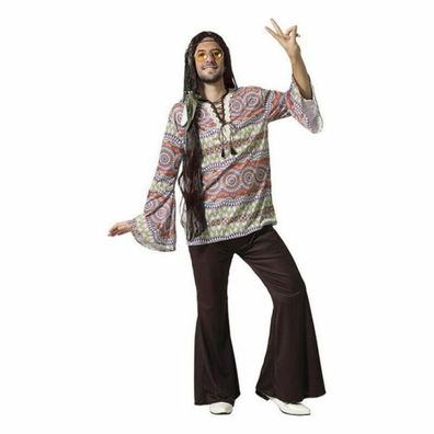 Verkleidung für Erwachsene Hippie Größe: M/L