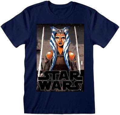 Star Wars - White Blades (Unisex Navy T-Shirt) T-Shirt