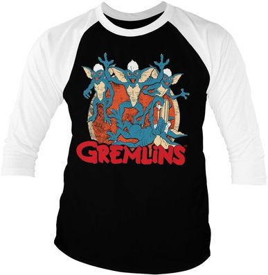 Gremlins Group Baseball 3/4 Sleeve Tee