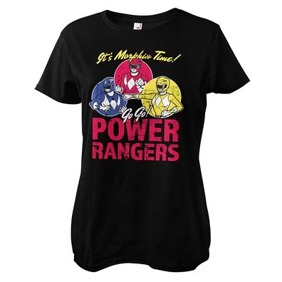 Power Rangers Damen It'S Morphin Time Girly Tee