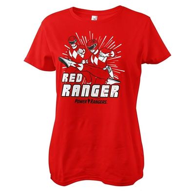 Power Rangers Damen Red Ranger Girly Tee