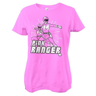 Power Rangers Damen Pink Ranger Girly Tee