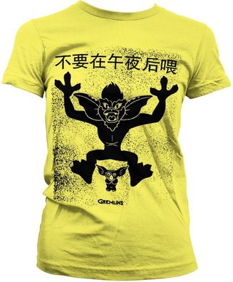 Gremlins Damen Chinese Poster Girly Tee