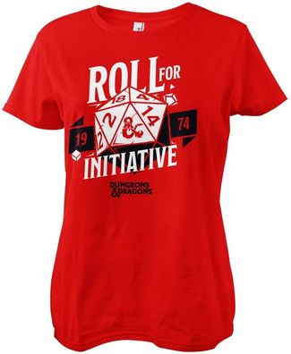 Dungeons & Dragons Damen D&D Roll For Initiative Girly Tee