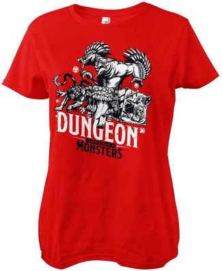 Dungeons & Dragons Damen D&D Dungeon Monsters Girly Tee