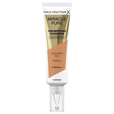 Max Factor Miracle Pure Foundation Spf30 80-Bronze