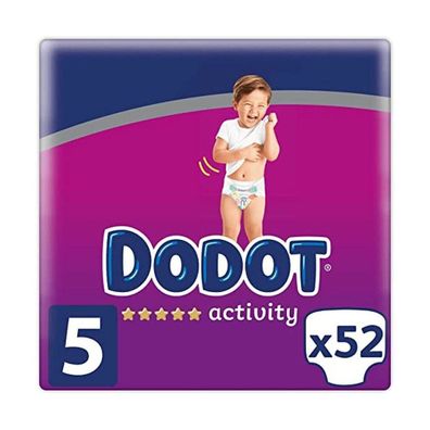 DODOT Activity T5 pañales 11-16 kg 52 u