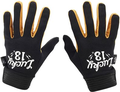 Lucky 13 Lederhandschuhe L13 Shocker Gloves - Bl/Cg Black