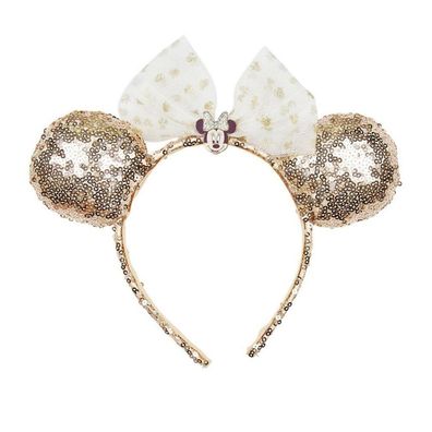 Stirnband Minnie Mouse Schleife Golden