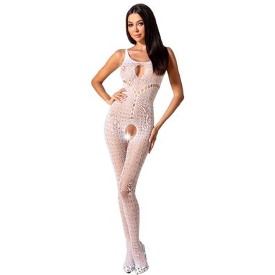 Passion WOMAN BS078 Bodystocking - WHITE ONE SIZE