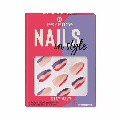 essence Künstliche Nägel Nails In Style 13 Stay Wavy, 12 St