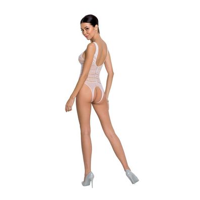 Passion WOMAN BS086 Bodystocking - WHITE ONE SIZE