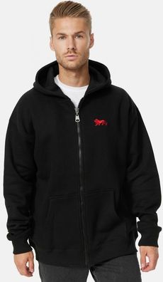 Lonsdale Latheron Kapuzensweatjacke mit Reißverschluss Oversize