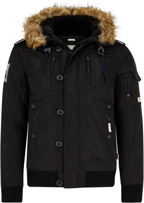 Lonsdale Winterjacke Jarreth Winterjacke mit Kapuze normale Passform