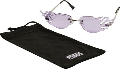 Urban Classics Sonnenbrille Sunglasses Flame Silver/Lilac