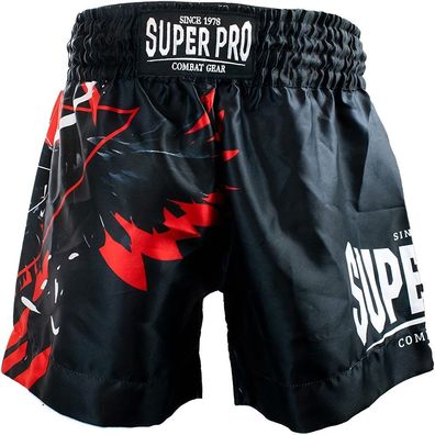 Super Pro Thai Shorts Raven SPTS184-90104