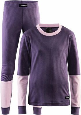 Craft Damen Sportschuhe Kinder Thermounterwäsche Set Baselayer JR Girl 52816