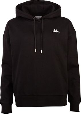 Kappa Hoodie für Damen 710067 19-4006-Schwarz-XXL