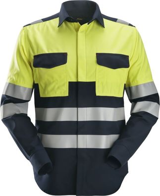 Snickers Workwear ProtecWork High-Vis Arbeitshemd, Kl. 1 8560