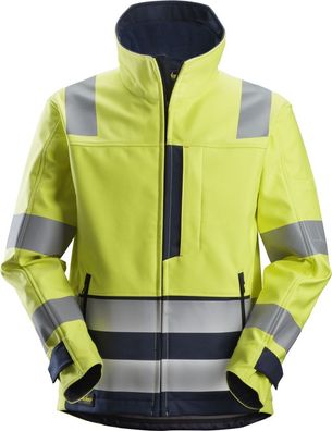 Snickers Workwear ProtecWork High-Vis Softshell Arbeitsjacke, Kl. 3 1260