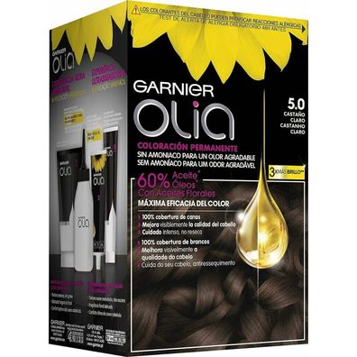 Garnier Olia Permanent Coloring 5,0 Hellbraun