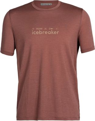 Icebreaker T-Shirt Tech Lite II SS Tee Nature Touring Club Grape 167387