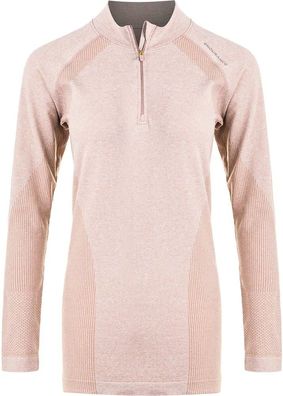 Endurance Damen Sweatshirt Halen Seamless Midlayer Warm Taupe 127155