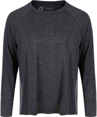 Endurance Damen Sportshirt Damen T-Shirt Q Cihera Melange LS Tee Black 73513