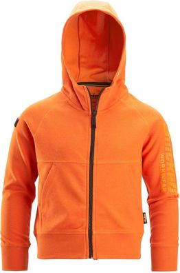 Snickers Workwear Kinder 7512, Junior Logo Hoodie mit Reißvers. 7512