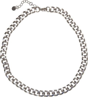 Urban Classics Universal Halskette Big Saturn Basic Necklace Silver