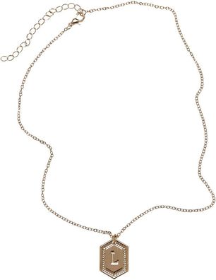 Urban Classics Universal Halskette Letter Basic Necklace L L