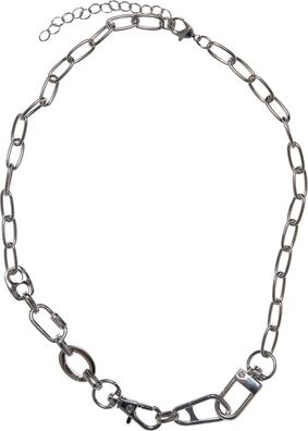 Urban Classics Universal Halskette Various Fastener Necklace Silver