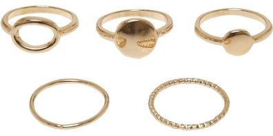 Urban Classics Damen Basic Stacking Ring 5-Pack