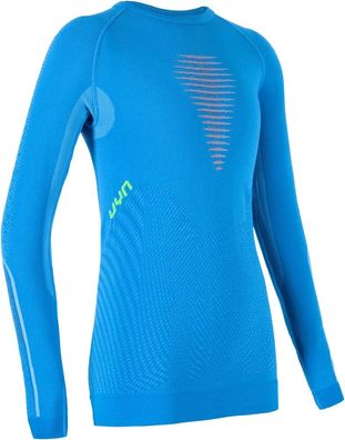 Uyn Jungen Fitness Artikel Kinder T-Shirt Visyon UW Shirt LS Cyan Blue 10/11 142771