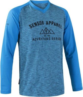 Sensor Radsport Zubehör Herren Radtrikot Cyklo Charger LS Blue 120610