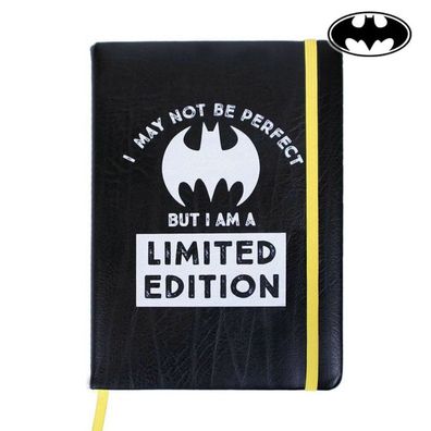 Notizbuch mit Lesezeichen Batman A5 Schwarz