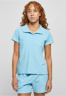 Urban Classics Damen Ladies Towel Polo Tee