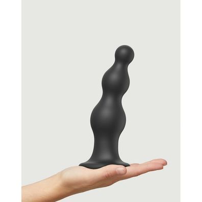 Strap-On-Me - Dildo Plug Beads Größe XXL - Schwarz