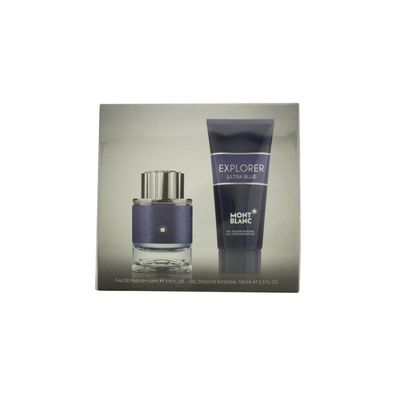 Mont Blanc Explorer Ultra Blue Gift Set 60ml EDP + 100ml Shower Gel