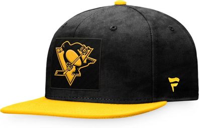 Fanatics Cap Herren Kappe Authentic Pro Game & Train Snapback Pittsburgh Pengu