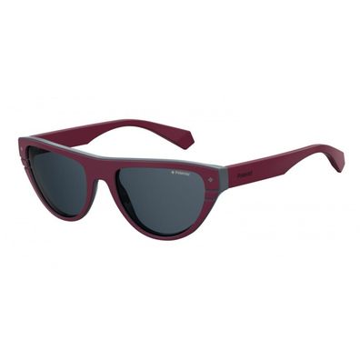 sonnenbrille 6087FSF/C3 Damen Bordeaux mit grauem Glas