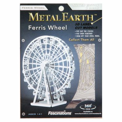 Metall Erde Riesenrad Silber Edition